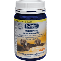قرص مولتی ویتامین دکتر کلودرز،ترکیب کاملی از کلیه ویتامین ها و بتاگلوکان مخمری مخصوص سگ - 200 گرم